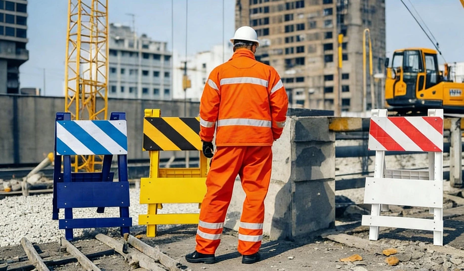 Folding Plastic Barricade