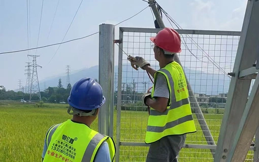 Fence Installation Project for Power Infrastructure | Yueyixin Traffic Safety Equipment